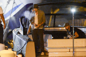 Лукас Хаас и Леонардо ДиКаприо на престижном курорте Сен-Барте