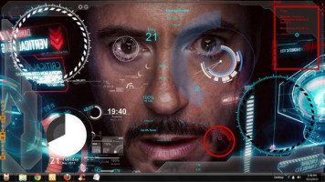 Железный человек под управлением Джарвиса