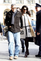 Джордж и Амаль Клуни в Париже