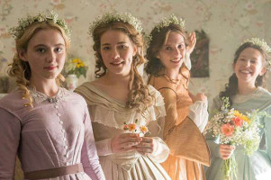 На съемках мини-сериала «Маленькие женщины»