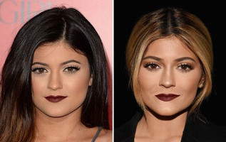 Натуральные губы Кайли