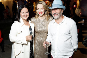 Оксана Михеева, Светлана Дрыга и Евгений Гришковец