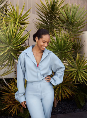 ALICIA KEYS in Instyle Magazine, July 2020