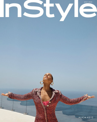 ALICIA KEYS in Instyle Magazine, July 2020