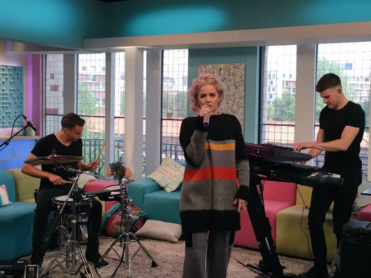 Anne-Marie at Sunday Brunch in London 06/05/2016