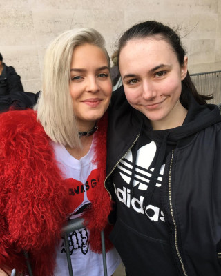 Anne-Marie at BBC Radio 1 in London 02/16/2017