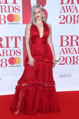 Anne-Marie at BRIT Awards in London 02/21/2018