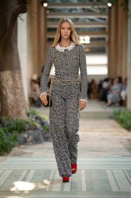Abby Champion - Chanel Pre-Fall 2023 Fashion Show in Paris