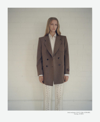 Abby Champion - Harpers Bazaar USA April 2022