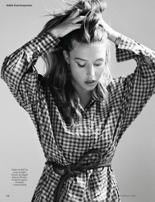 ADELE EXARCHOPOULOS in Io Donna Del Corriere Della Sera, February 2020