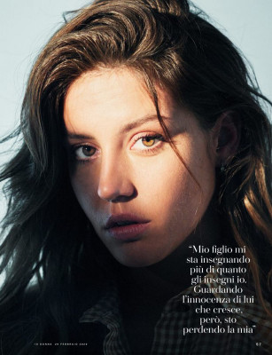 ADELE EXARCHOPOULOS in Io Donna Del Corriere Della Sera, February 2020