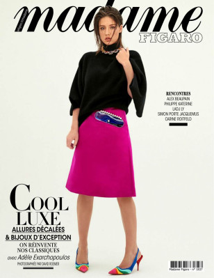 ADELE EXARCOPOULOS in Madame Figaro Magazine, Novemeber 2019