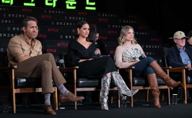 Adria Arjona - &#039;6 Underground&#039; Seoul Press Conference 12/02/2019