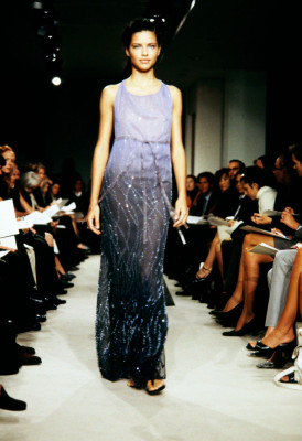 Adriana Lima for VERA WANG SPRING 1999 /WWD