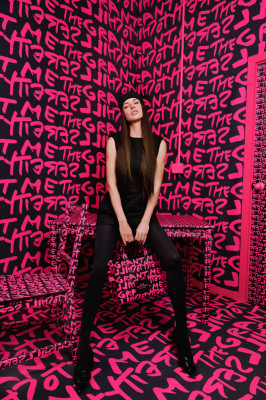 Adriana Lima for Marc Jacobs x Stephen Sprouse