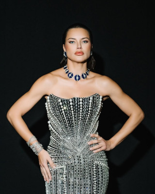 Adriana Lima for Manish Malhotra World Collection 2025 at Arab Fashion 