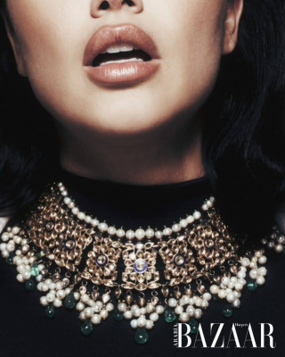 Adriana Lima for Harper's Bazaar Arabia December 2023