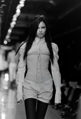 Adriana Lima for Betsey Johnson Fall 1999