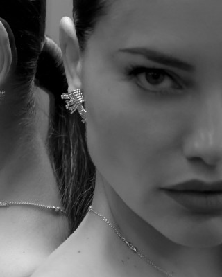Adriana Lima at Tiffany &amp;amp; Co Celebrates the Launch of Blue Book 2025 in New York