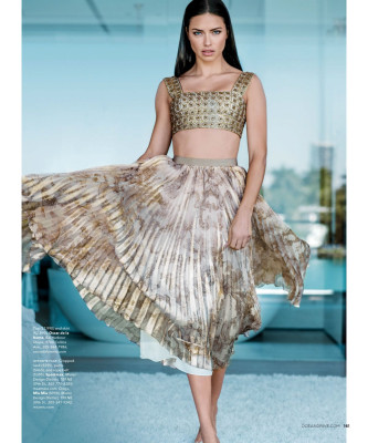 ADRIANA LIMA in Ocean Drive Magazine, March 2017