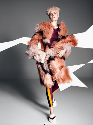 Агнета Хегелунд (Agnete Hegelund) Glamour Italia October 2017