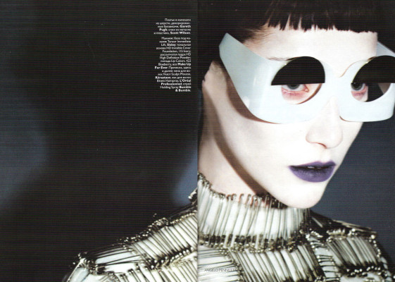 Alana Zimmer ~ Vogue Russia January 2009 by Angelo Pennetta