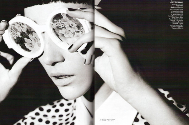 Alana Zimmer ~ Vogue Russia January 2009 by Angelo Pennetta
