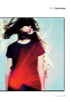 ALANIS MORISSETTE in The Sunday Times Style, April 2020