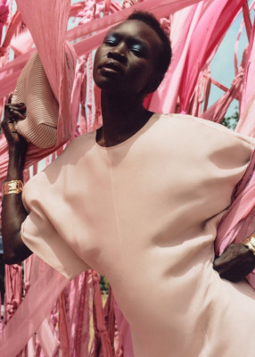 Alek Wek for Other Stories Spring 2024 Campaign