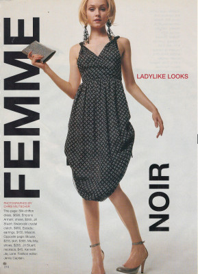 Aleksandra Egorova ~ Marie Claire USA March 2003