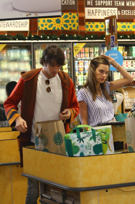ALESSANDRA AMBROSIO Shopping at Whole Foods in Santa Monica 11/18/2018