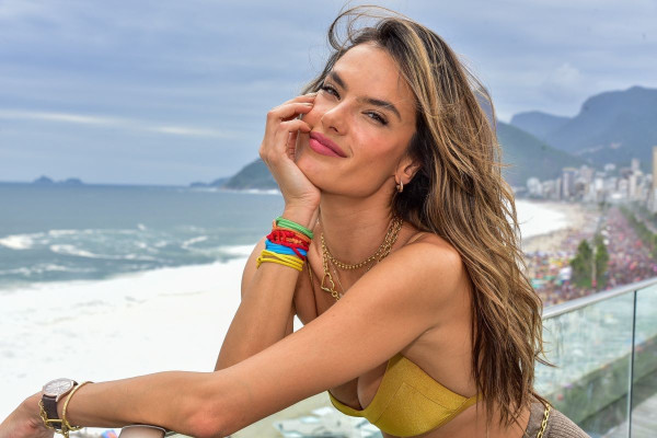 ALESSANDRA AMBROSIO at Carnaval Celebration Hosted by Gal Floripa in Rio De Jane