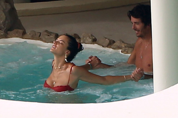 Alessandra Ambrosio and Boyfriend Nicolo Oddi in Ibiza 07/08/2019