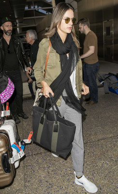 Alessandra Ambrosio at LAX airport in Los Angeles