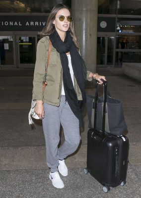 Alessandra Ambrosio at LAX airport in Los Angeles