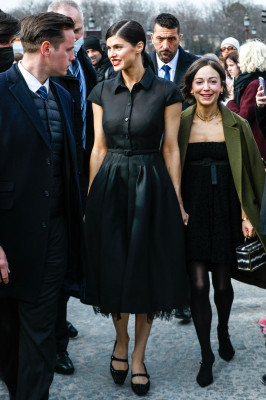 Alexandra Daddario-Dior Fashion Show in Paris