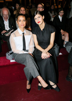 Alexandra Daddario-Dior Fashion Show in Paris