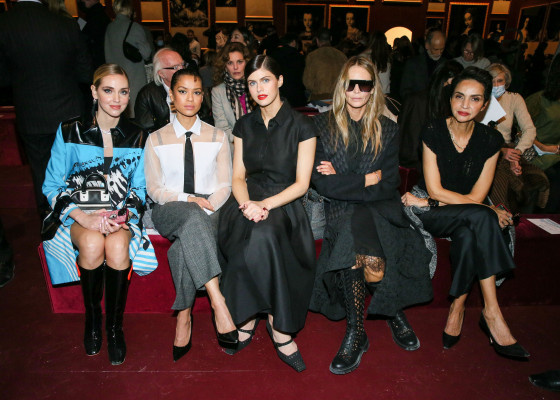 Alexandra Daddario-Dior Fashion Show in Paris