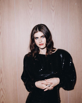 Alexandra Daddario by Tyrell Hampton for YSL Beauty at VFOP in LA 03/12/2023