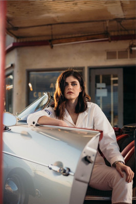 Alexandra Daddario by Don Barro for TAG Heuer &#039;Carrera Date 36mm&#039; Campaign 2023