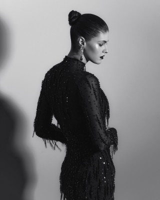 Alexandra Daddario by Elias Tahan for Vanity Fair Oscar Party in LA 03/27/2022