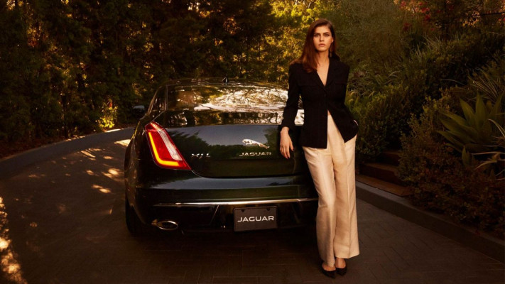 ALEXANDRA DADDARIO for 2019 Jaguar XJ, November 2019