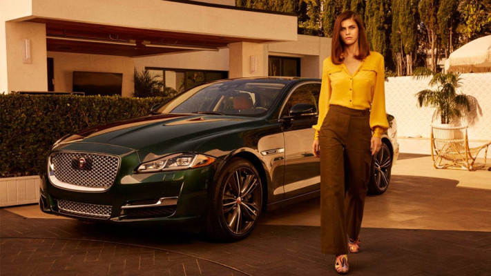 ALEXANDRA DADDARIO for 2019 Jaguar XJ, November 2019