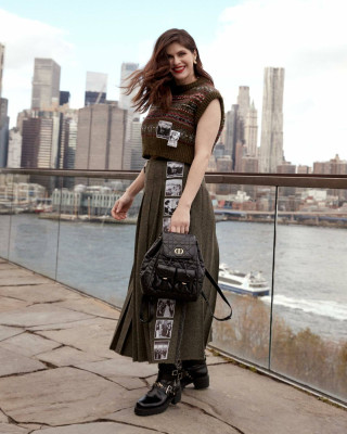 Alexandra Daddario – for Dior Caro Bag December 2024