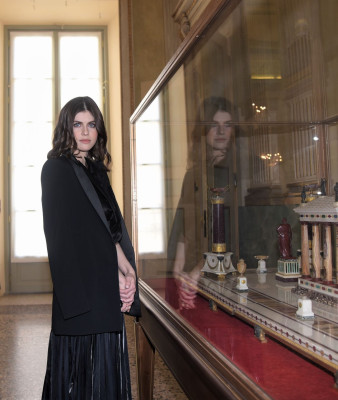 Alexandra Daddario – Genny Fashion Show in Milan