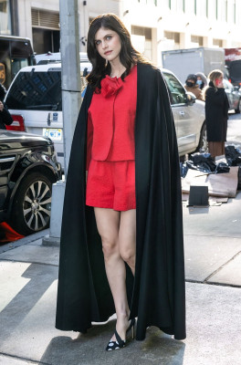 Alexandra Daddario-Carolina Herrera Show at New York Fashion Week