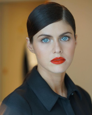 Alexandra Daddario-Dior Fashion Show in Paris