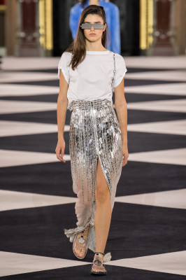Alexandra Micu - Balmain Spring/Summer 2020 Fashion Show in Paris 