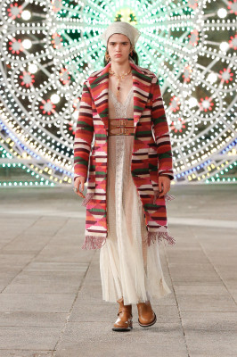 Alexandra Micu - Dior Resort 2021 Fashion Show in Paris