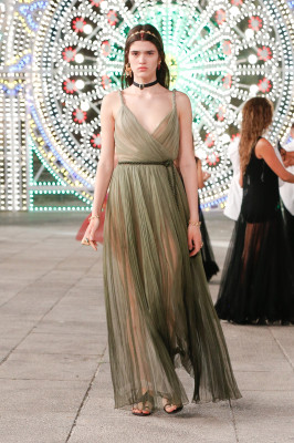 Alexandra Micu - Dior Resort 2021 Fashion Show in Paris